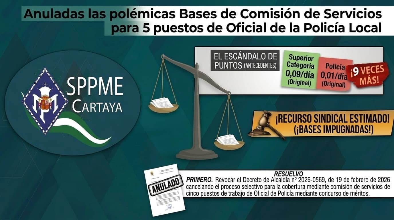 Polémica convocatoria de Oficiales en Cartaya